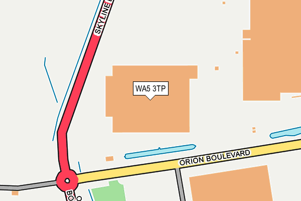 WA5 3TP map - OS OpenMap – Local (Ordnance Survey)