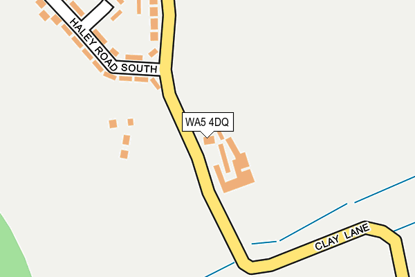 WA5 4DQ map - OS OpenMap – Local (Ordnance Survey)