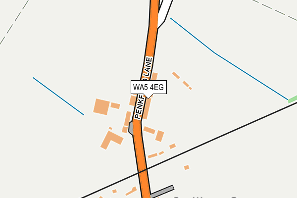 WA5 4EG map - OS OpenMap – Local (Ordnance Survey)