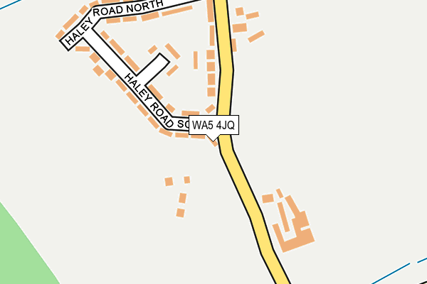 WA5 4JQ map - OS OpenMap – Local (Ordnance Survey)