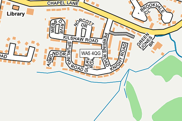 WA5 4QG map - OS OpenMap – Local (Ordnance Survey)