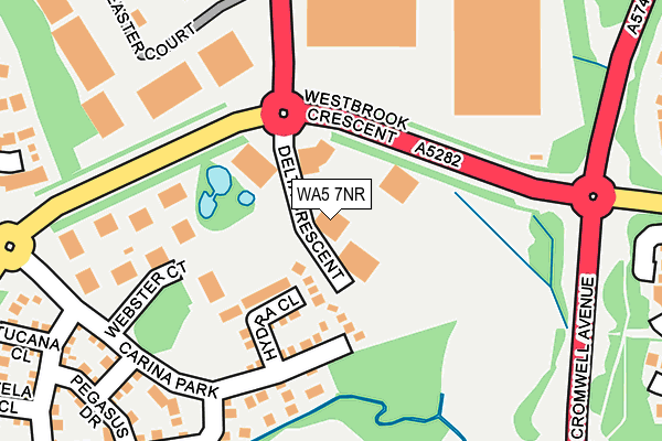 WA5 7NR map - OS OpenMap – Local (Ordnance Survey)