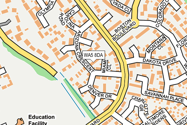 Map of PENNINGTON RAILWAY SERVICES LTD at local scale