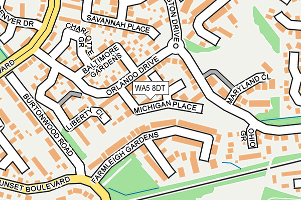 Map of DR RACHEL LTD at local scale