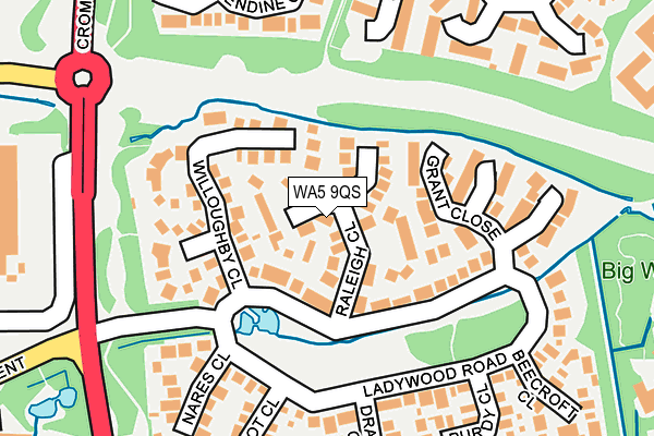 Map of MYACC LTD at local scale