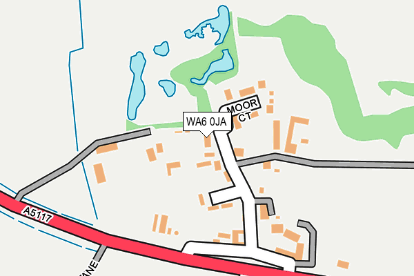 WA6 0JA map - OS OpenMap – Local (Ordnance Survey)