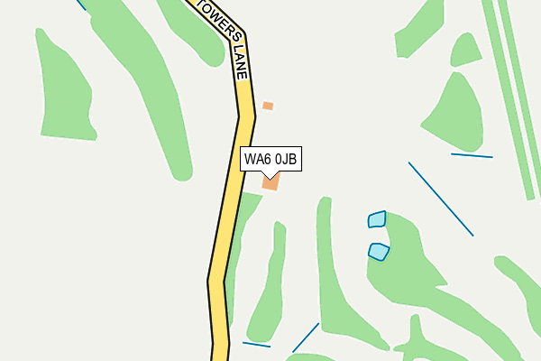 WA6 0JB map - OS OpenMap – Local (Ordnance Survey)