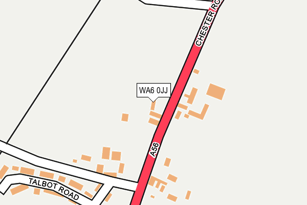 WA6 0JJ map - OS OpenMap – Local (Ordnance Survey)