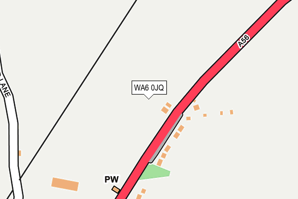 WA6 0JQ map - OS OpenMap – Local (Ordnance Survey)