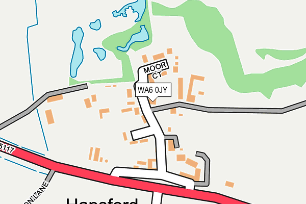 WA6 0JY map - OS OpenMap – Local (Ordnance Survey)