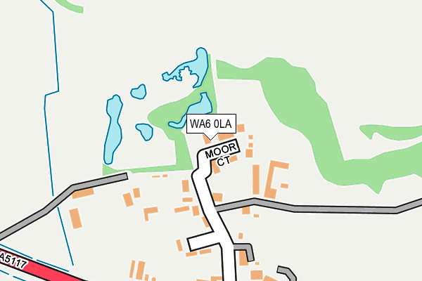 WA6 0LA map - OS OpenMap – Local (Ordnance Survey)