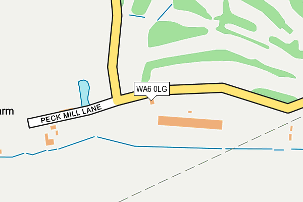 WA6 0LG map - OS OpenMap – Local (Ordnance Survey)