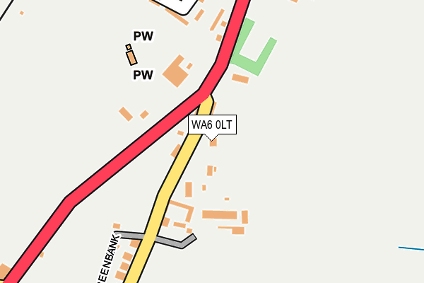WA6 0LT map - OS OpenMap – Local (Ordnance Survey)
