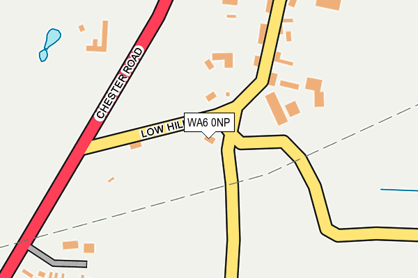 WA6 0NP map - OS OpenMap – Local (Ordnance Survey)