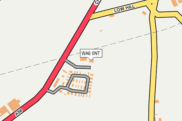 WA6 0NT map - OS OpenMap – Local (Ordnance Survey)