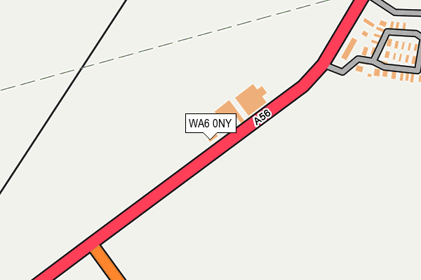 WA6 0NY map - OS OpenMap – Local (Ordnance Survey)