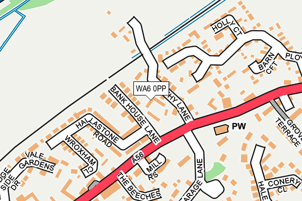WA6 0PP map - OS OpenMap – Local (Ordnance Survey)
