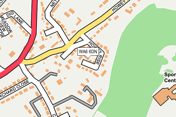 WA6 6DN map - OS OpenMap – Local (Ordnance Survey)