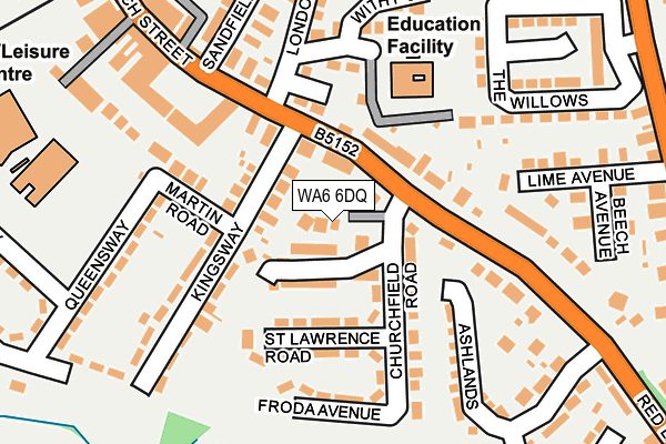 WA6 6DQ map - OS OpenMap – Local (Ordnance Survey)