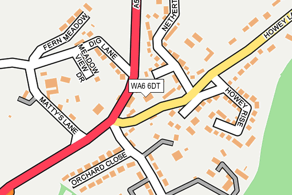WA6 6DT map - OS OpenMap – Local (Ordnance Survey)