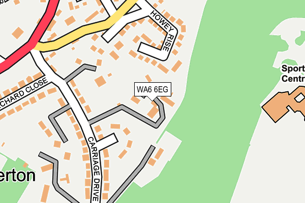 WA6 6EG map - OS OpenMap – Local (Ordnance Survey)