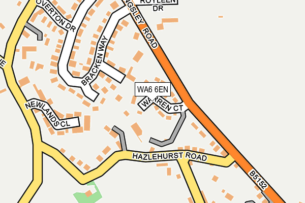 WA6 6EN map - OS OpenMap – Local (Ordnance Survey)