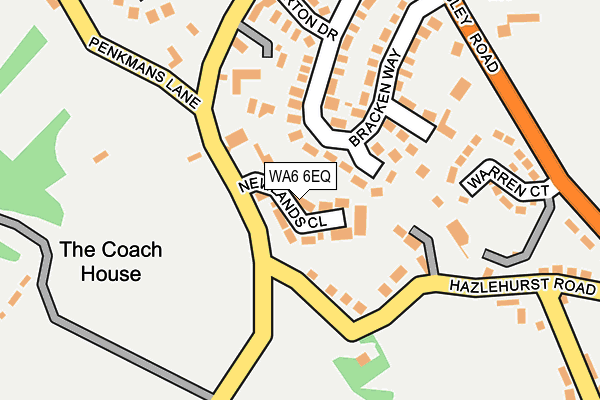 WA6 6EQ map - OS OpenMap – Local (Ordnance Survey)