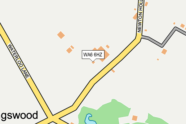 WA6 6HZ map - OS OpenMap – Local (Ordnance Survey)