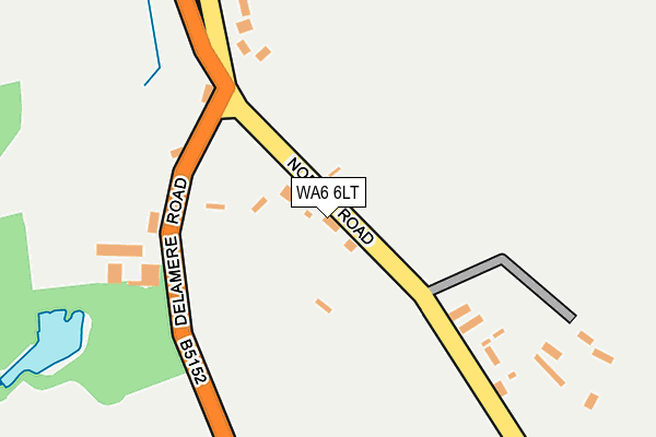 WA6 6LT map - OS OpenMap – Local (Ordnance Survey)