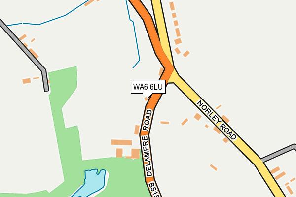 WA6 6LU map - OS OpenMap – Local (Ordnance Survey)
