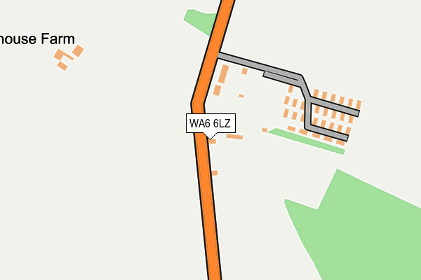 WA6 6LZ map - OS OpenMap – Local (Ordnance Survey)