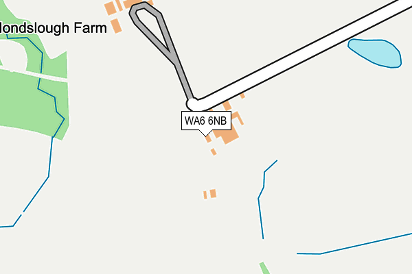 WA6 6NB map - OS OpenMap – Local (Ordnance Survey)