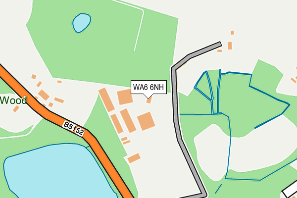 WA6 6NH map - OS OpenMap – Local (Ordnance Survey)