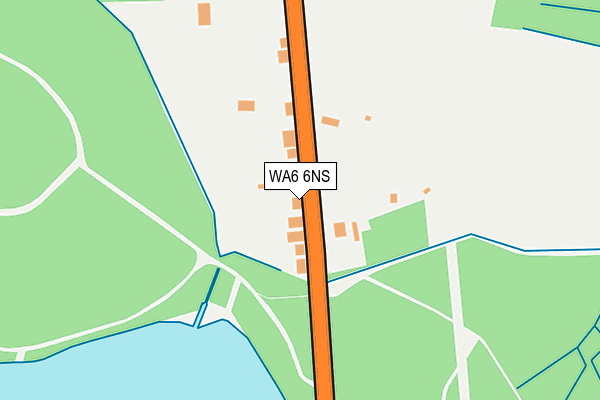 WA6 6NS map - OS OpenMap – Local (Ordnance Survey)