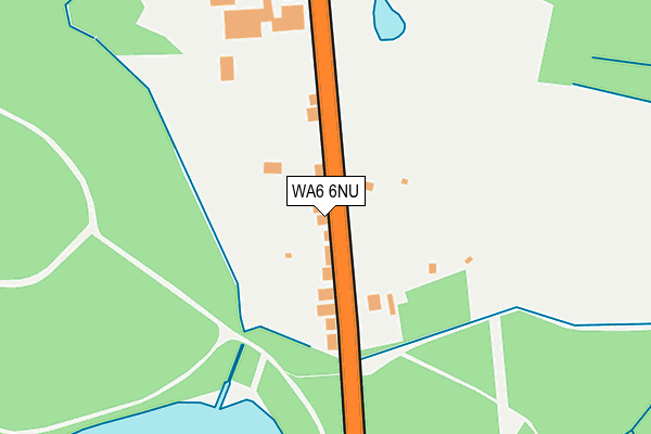 WA6 6NU map - OS OpenMap – Local (Ordnance Survey)