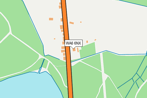 WA6 6NX map - OS OpenMap – Local (Ordnance Survey)