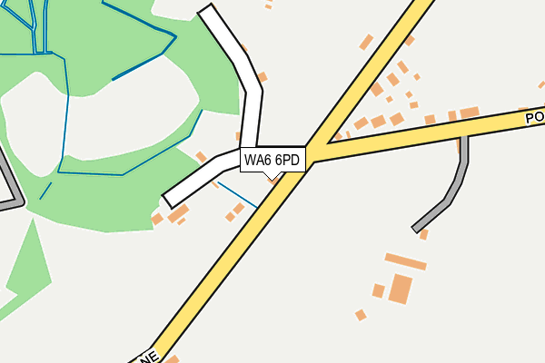 WA6 6PD map - OS OpenMap – Local (Ordnance Survey)