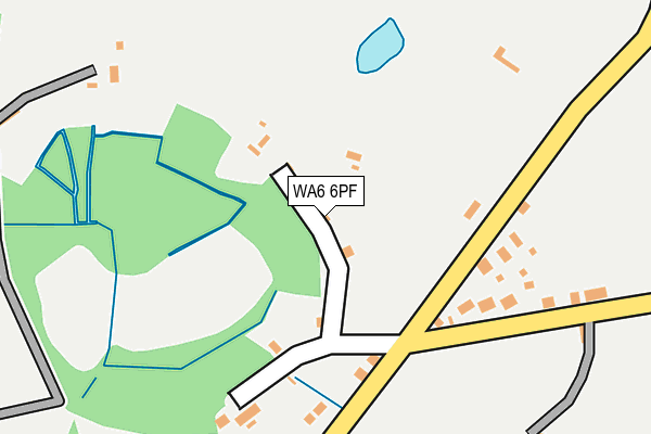WA6 6PF map - OS OpenMap – Local (Ordnance Survey)