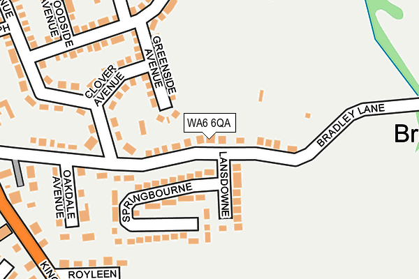 WA6 6QA map - OS OpenMap – Local (Ordnance Survey)