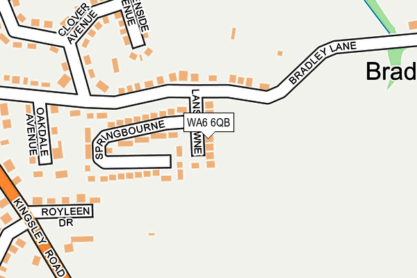 WA6 6QB map - OS OpenMap – Local (Ordnance Survey)