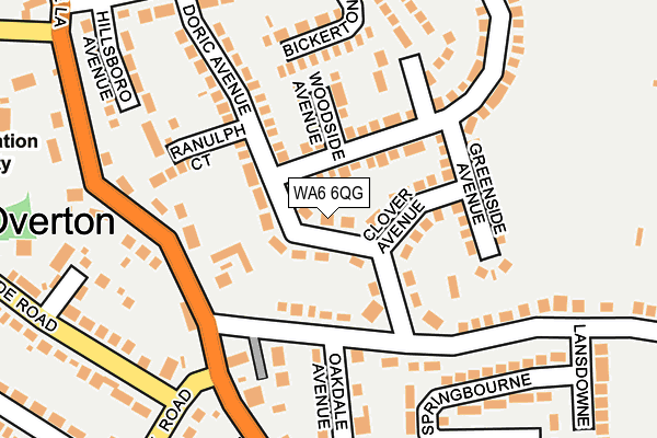 WA6 6QG map - OS OpenMap – Local (Ordnance Survey)