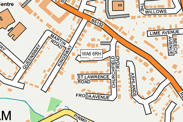 WA6 6RH map - OS OpenMap – Local (Ordnance Survey)