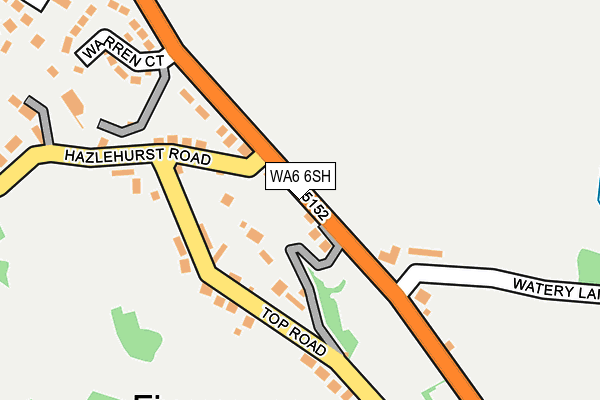 WA6 6SH map - OS OpenMap – Local (Ordnance Survey)