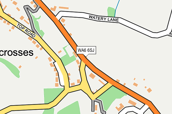 WA6 6SJ map - OS OpenMap – Local (Ordnance Survey)