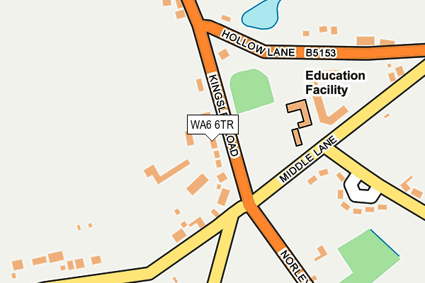 WA6 6TR map - OS OpenMap – Local (Ordnance Survey)