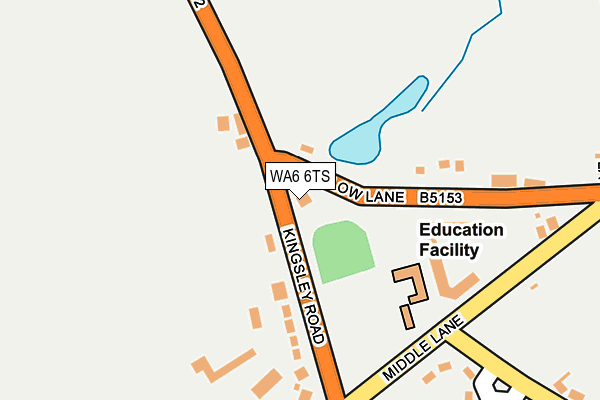 WA6 6TS map - OS OpenMap – Local (Ordnance Survey)