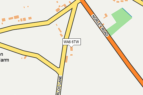 WA6 6TW map - OS OpenMap – Local (Ordnance Survey)
