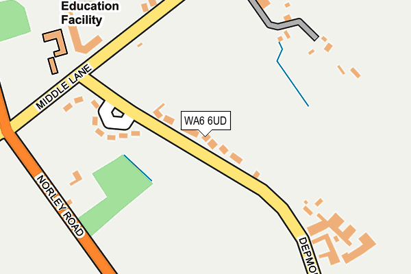 WA6 6UD map - OS OpenMap – Local (Ordnance Survey)