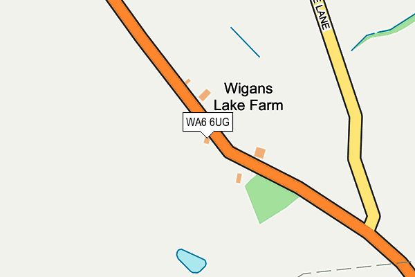 WA6 6UG map - OS OpenMap – Local (Ordnance Survey)