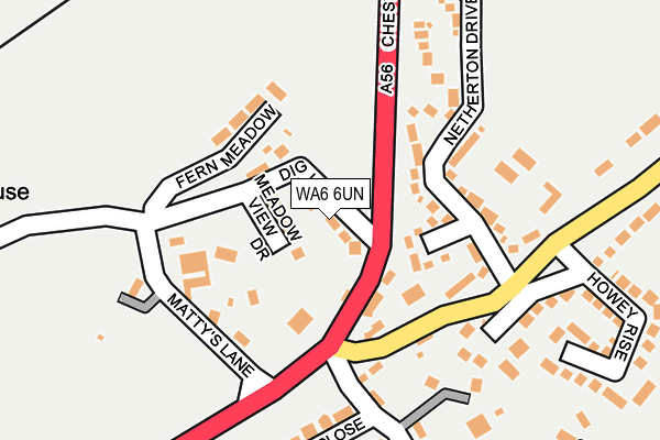 WA6 6UN map - OS OpenMap – Local (Ordnance Survey)